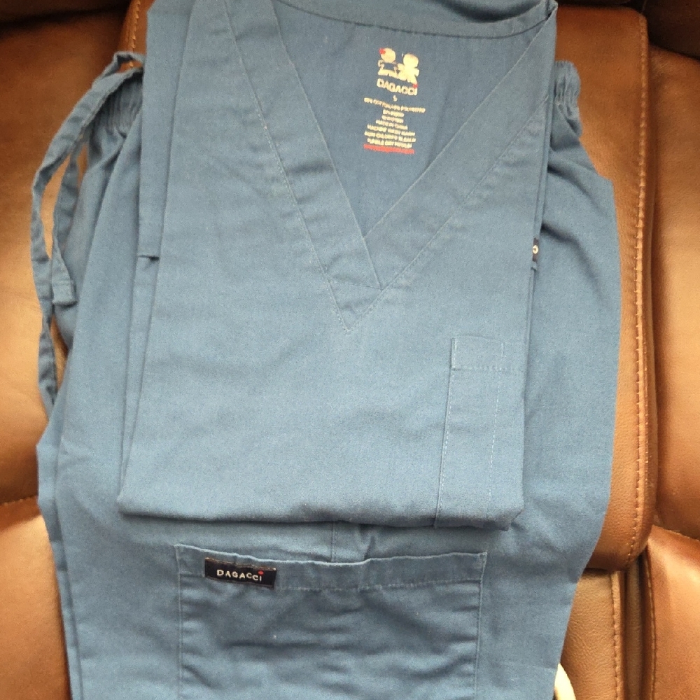 Men's Blue Scrub Pants